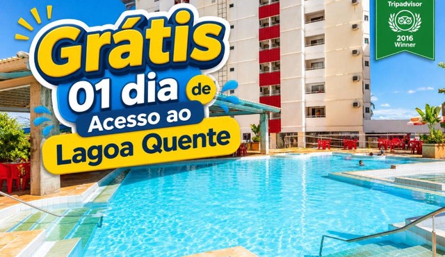 VILLAS diRoma Caldas Novas, com piscina 24h, incluso um dia nos dois parques diRoma Acqua park e splash