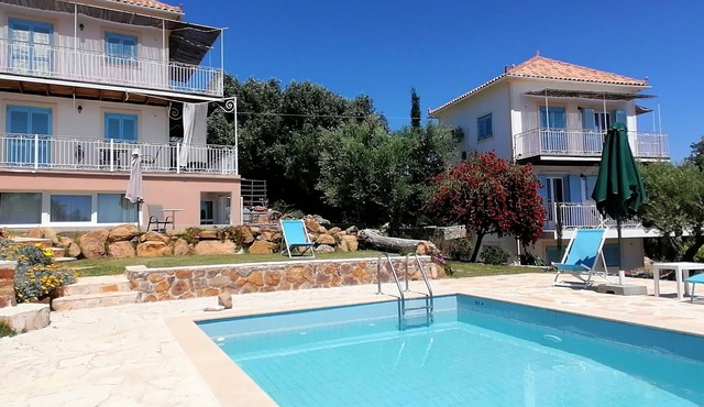 Villas with pool near Koroni and exceptional panoramic sea view