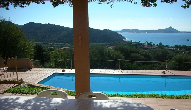 Villasimius breathtaking sea view, 9 sleeps with private pool and WIFI