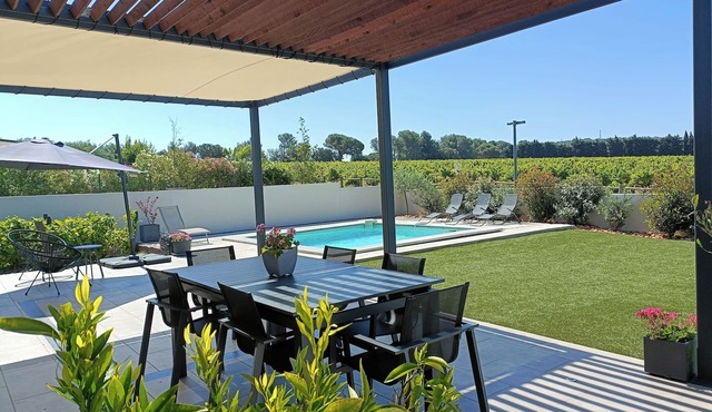 Vineyard villa with pool
