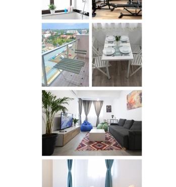 Vitan Central Oasis - NEW Building - FREE Secured Private PARKING - Self Check-in -