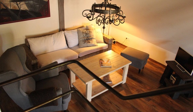 "Vogelsang" holiday flat over two floors with fireplace and terrace