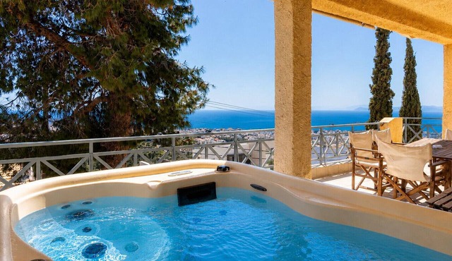 Voula Sea View Home with Jacuzzi | Newly Refreshed 2026