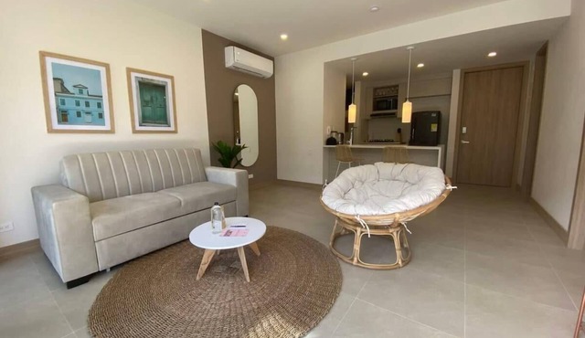 w* | Lovely 1BR w/Pool and Balcony in Manzanillo