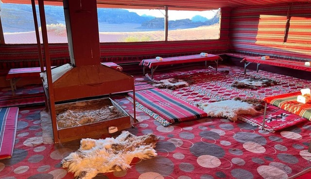 Wadi rum camp with climbing adventure