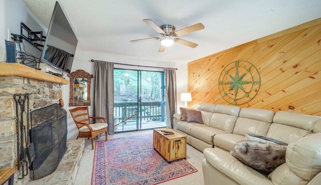 Walk to Ski Lift: Beech Mountain Condo