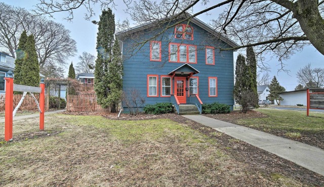 Walk to Waterfront: Dtwn Sturgeon Bay Retreat!