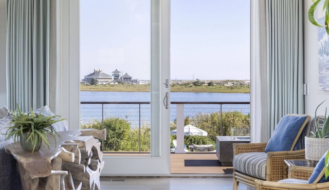 Water Front, Dock with Ocean Access, Expansive Pond and Ocean Views