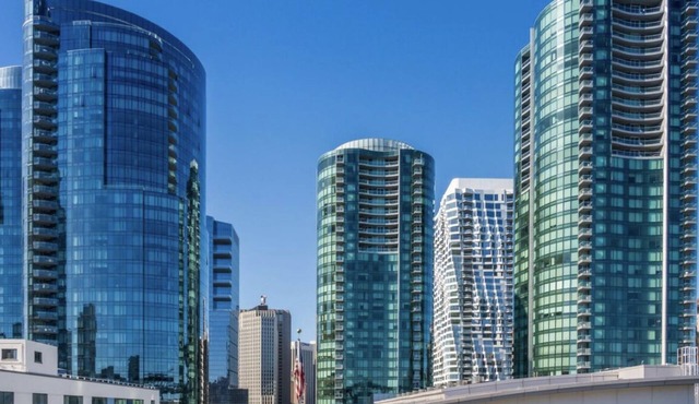 Water view Modern Accessible Comfortable Corner Unit with ample light and sun