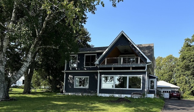 Water views from every window, covered porch & private deck, 7 min walk to beach