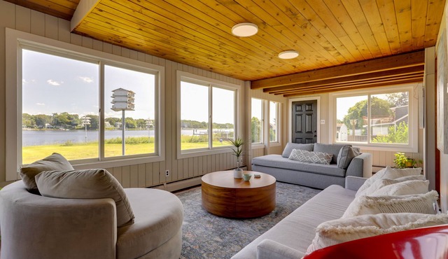 Waterfront Barrington Estate with Hot Tub!