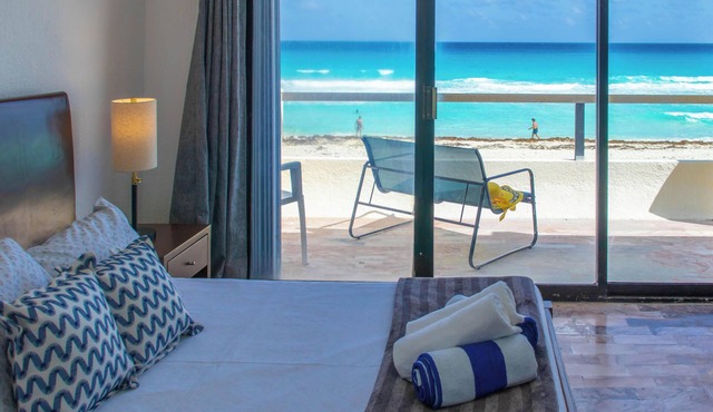Waterfront, beach access, ocean view.
