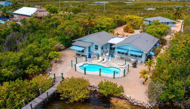 Waterfront Beach House with Dock & Heated Pool!