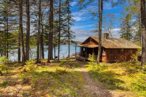 Waterfront cabin with ocean view & private dock
