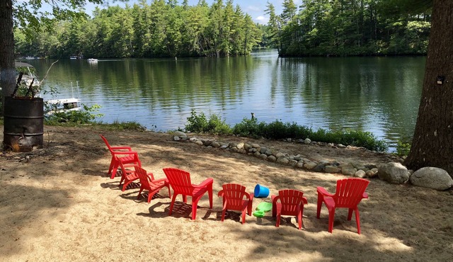 Waterfront camp on beautiful Great East Lake