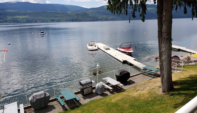 Waterfront condo on the sunny side of Shuswap Lake!