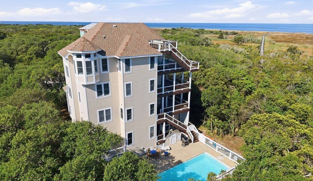 Waterfront, dog-friendly home with private pool, hot tub, pier & beach