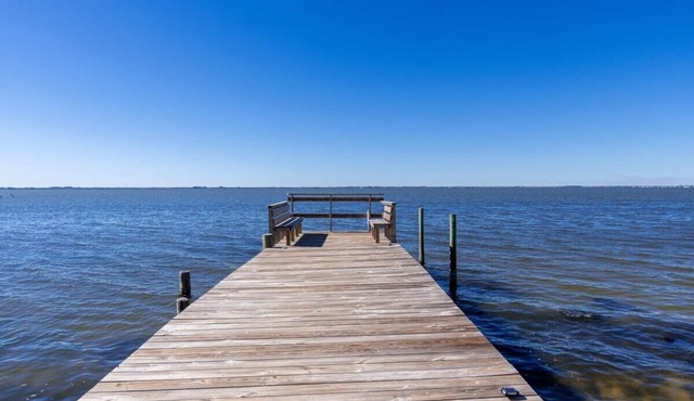 Waterfront Dream w Private Pier - Walk to Beach!