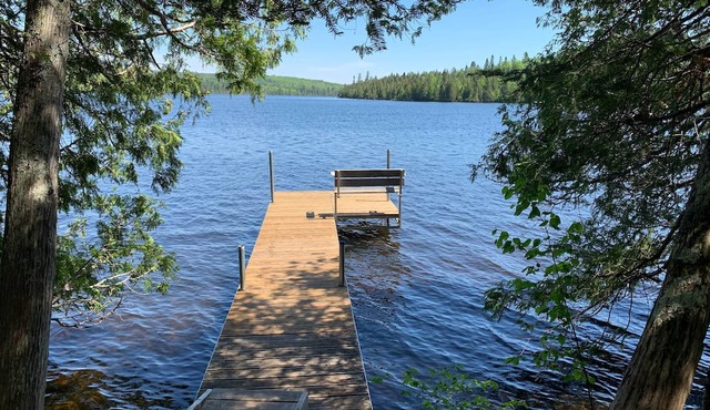Waterfront Escape on Caribou Lake: Dock + Fire Pit