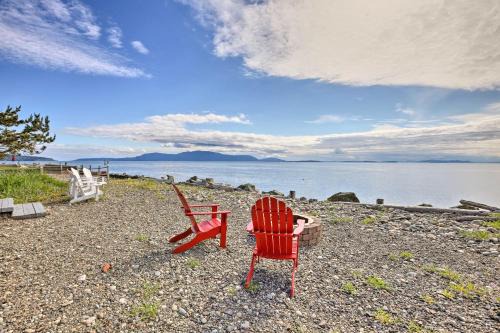 Waterfront Ferndale Home: Deck + Beach Access