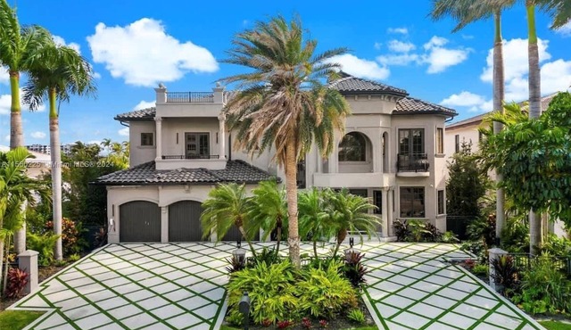Waterfront gated pool mansion.