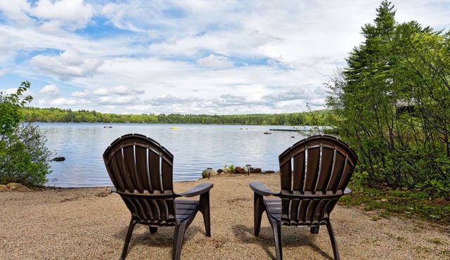 Waterfront Home On Big Pea with Canoe, Paddle Boat & Swim Dock