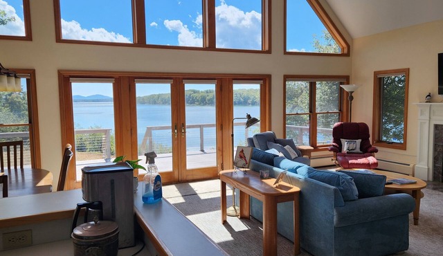 Waterfront home with beautiful views of MDI and mountains.
