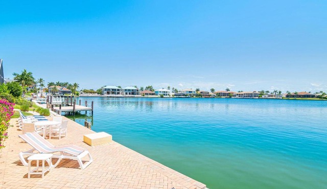 Waterfront home with pool, spa and 2nd floor balcony