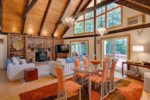 Waterfront Lake Arrowhead Cabin w/Dock & Fire Pit