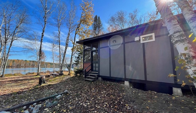 Waterfront mid-century modern