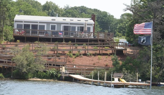 Waterfront on John's Pond with 70 foot Private Dock