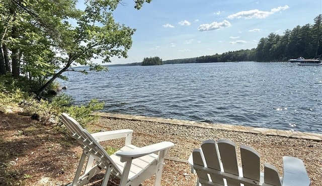 WATERFRONT ON SEBAGO WITH 220' OF FRONTAGE AND A LARGE LOT