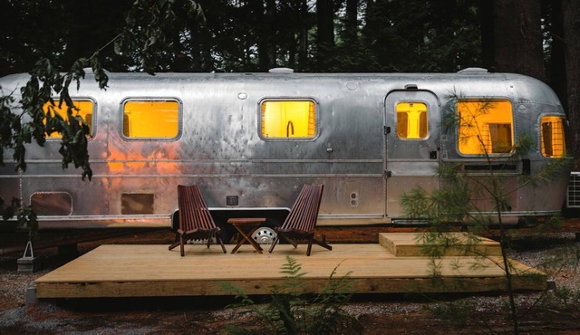 Waterfront, Pet Friendly Airstream near Lake George in the Adirondack, New York