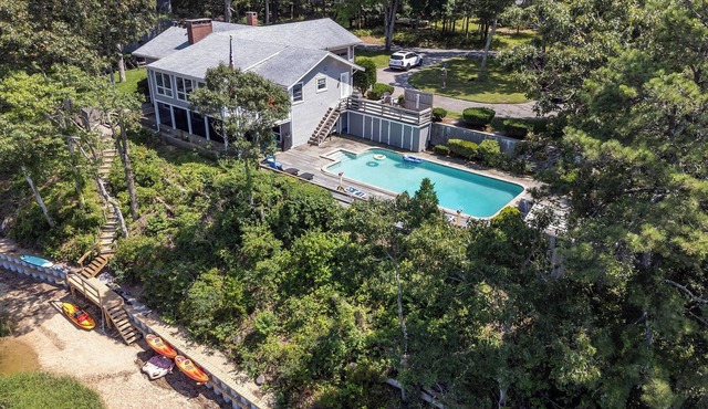 waterfront-pool-large groups and families-kayaks & bikes-beach pass