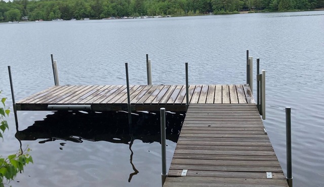 WATERFRONT private dock Cozy Cabin Pleasant Mt. 30m to Conway