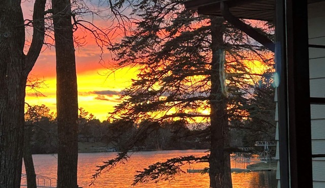 Waterfront right in town. 200 ft. of clear shoreline. On an acre lot.