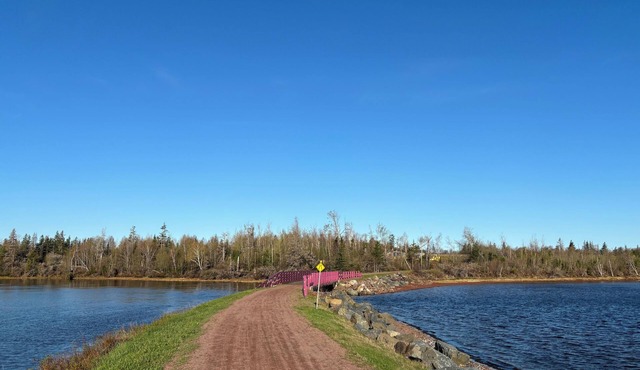 Waterfront St. Peters Bay retreat, 5 Minutes to the spa! New and cozy!