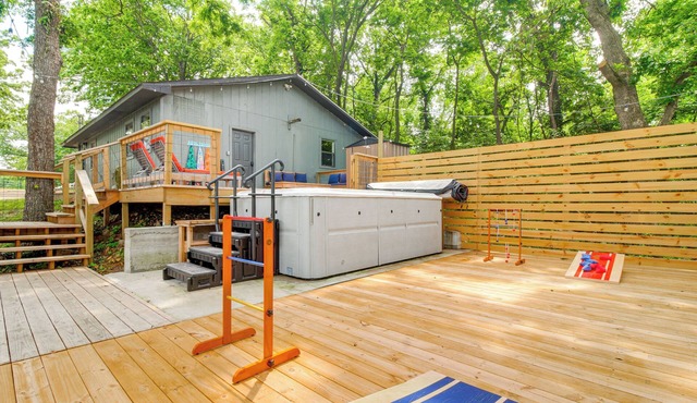 Waterfront ‘StoneHaven at Reed Point’ w/Swim Spa!