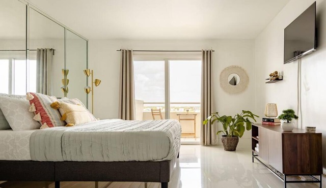 ☆Waterfront Studio/FREE PARKING/Amazing Bay View