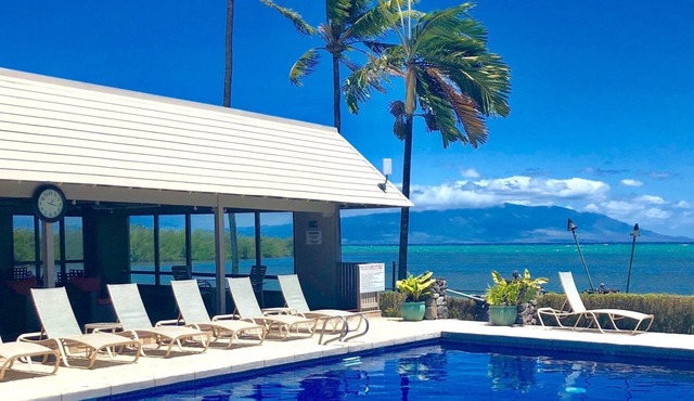 Wavecrest 2 bdr beautiful ocean view ground level unit with Washer-Dryer.