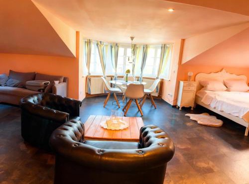 Weingut Mathis Apartment 1 Burgblick