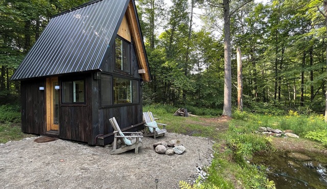 Welcome to the Tiny Timber an off grid timber framed tiny house in the woods