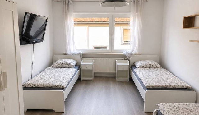 Well-kept apartment for fitters & project teams with 2 bedrooms in Mannheim