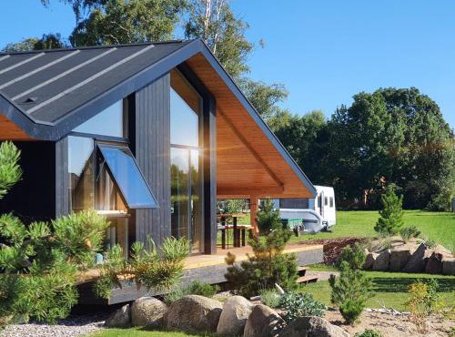 Werder Chalet - L I E G E P L A T Z - Ostsee Strand 150m I Sauna I eKamin I Ferienhaus an Ostsee bis 8 Pers I by "Meyers am Meer"