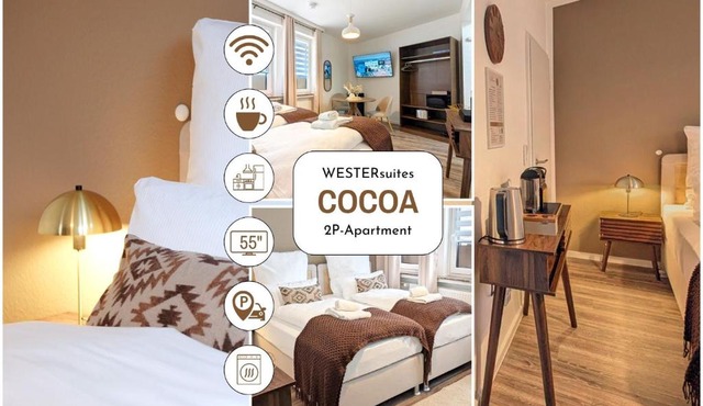 WESTERsuites - Cocoa - 1BR Zentral WLAN 2 Betten Küche