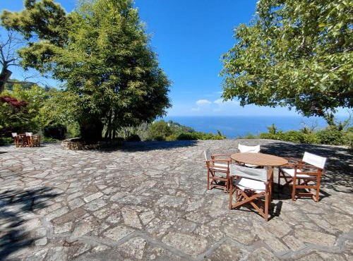 White stone house with great sea view