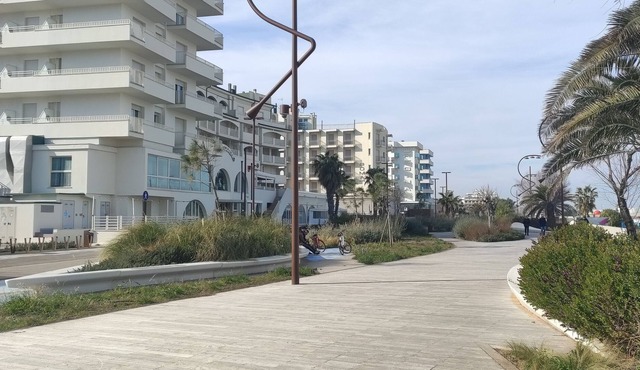 Wonderful apartment directly on the sea of Rimini