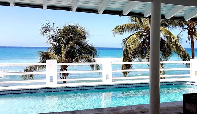 Wonderful beachfront Villa at South Point; very spacious with amazing pool