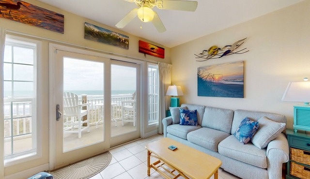 Wonderful ceanfront condo with ocean views, pool, & central AC