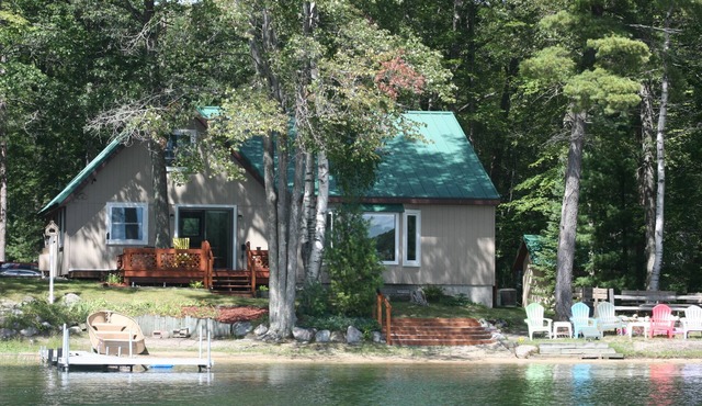 Wonderful house on sandy beach, sports lake close to golf, bike/snowmobile trail